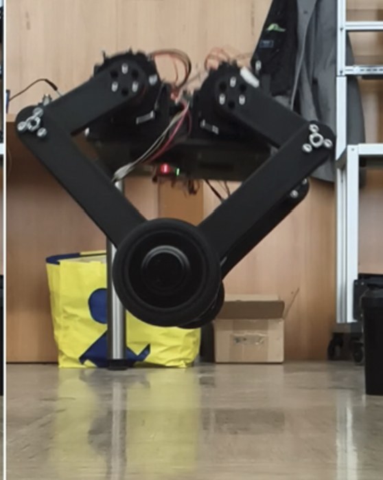 Agilni dvokolesni robot
