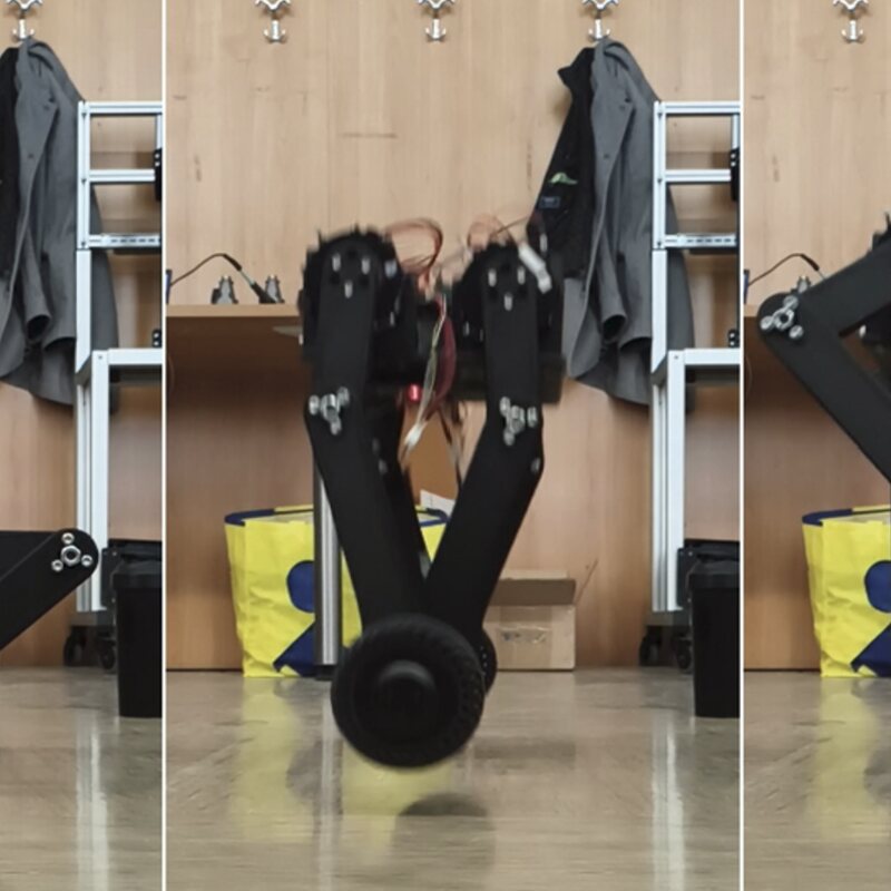 Agilni dvokolesni robot